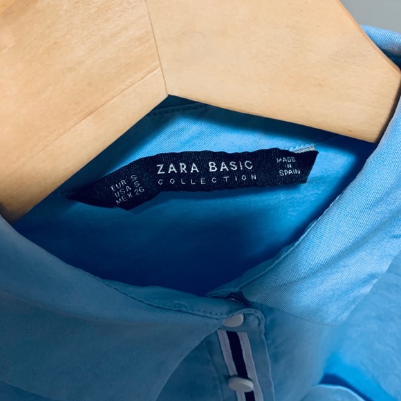 Zara blouse in jean blue - Picture 3 of 4